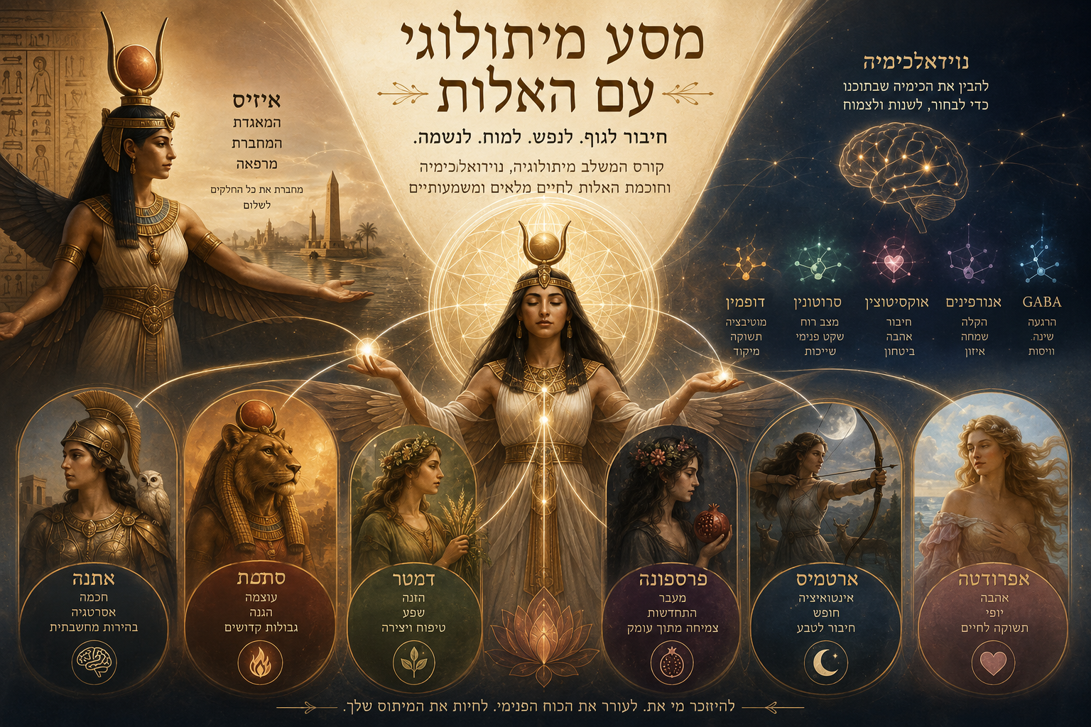 מסע מיתולוגי עם האלות